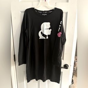 Karl Lagerfeld Paris Sweatshirt Dress